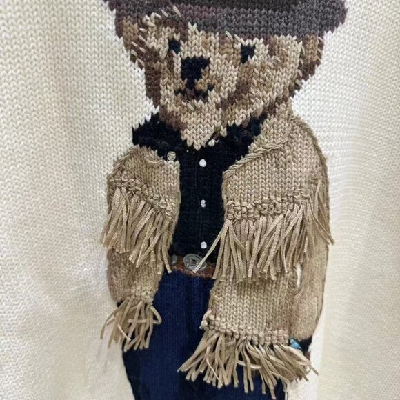 Polo by Ralph Lauren White Bear Sweater - Picture 6 of 6